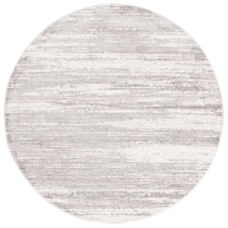 Safavieh 6 ft. 7 in. x 6 ft. 7 in. Skyler 500 Contemporary Round Power Loomed Rug - Light Gray & Ivory SKY501F-7R